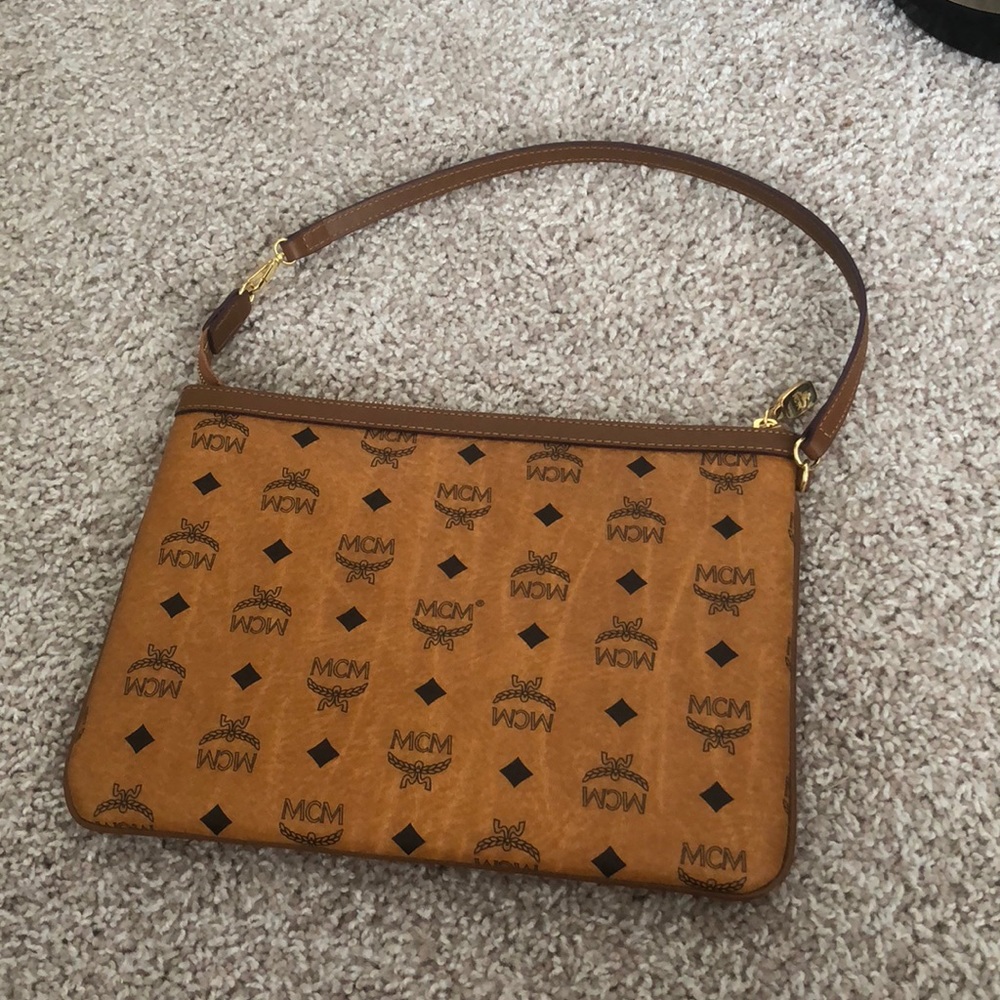 MCM brand wristlet/ shoulder bag